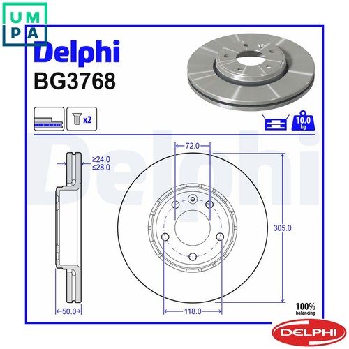Brake disc bg3768 - brake,